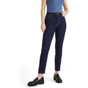 Dockers Women’s Slim Fit High Rise Jean Cut Pants(Dark Indigo Stonewash)