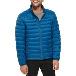 Dockers mens Classic Ultra Loft Packable Puffer Jacket(Poseidon)