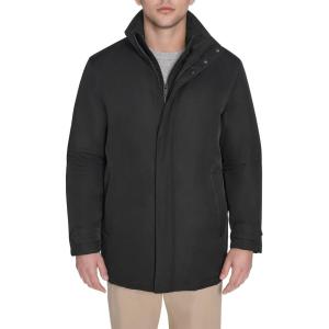 Dockers mens Dwight Soft Shell Bib Jacket(New Black With Bib)