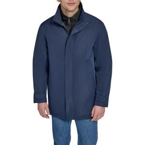 Dockers mens Dwight Soft Shell Bib Jacket(New Navy With Bib)