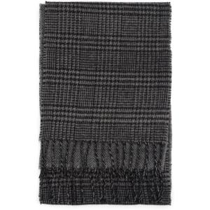 Dockers mens Soft Winter Scarves – Regular and Reversible(Charcoal Grey)