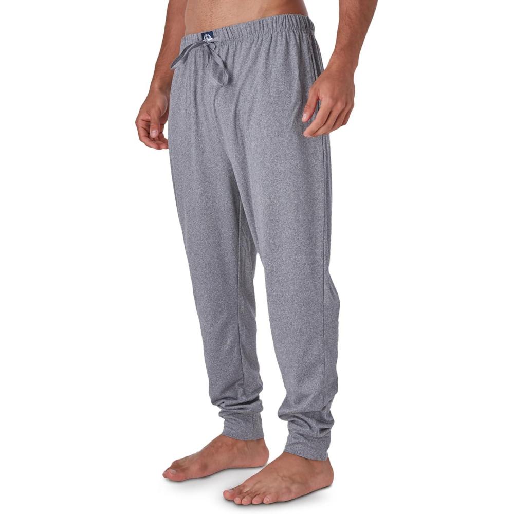 imageDOCKERS Mens Pajama Pants Lightweight Lounge Casual Sleep Pants for MenLight Heather Grey