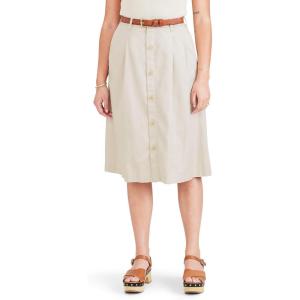 DOCKERS Women’s Midi Skirt(Sahara Khaki)