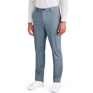 DOCKERS Mens Straight Fit Signature Iron Free Khaki with Stain Defender Pants (Regular and Big & Tall)(Folkstone Grey)