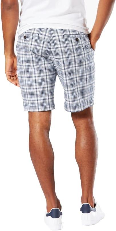 Dockers Men’s Perfect Short Classic Fit 10.5″(Cofferdam Montecito Blue